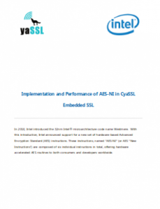 wolfSSL/Intel White Paper