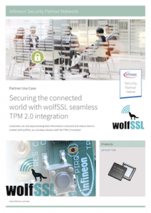 Infineon-wolfSSL use case